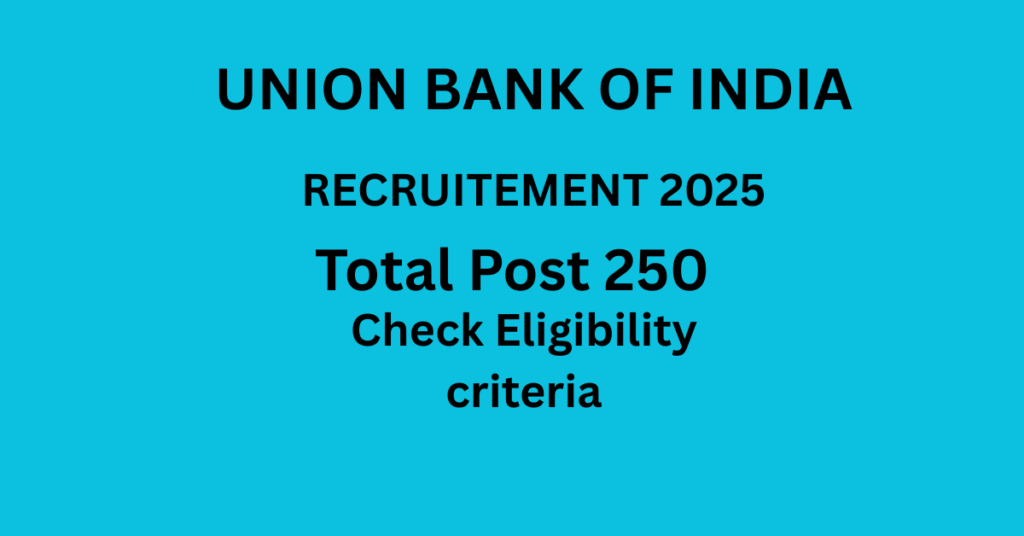 Union Bank Recruitment 2025